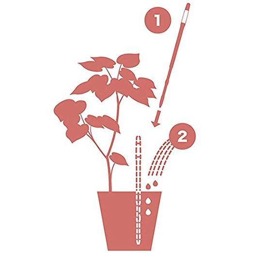 IPPINKA Sustee Aquameter, Set of 4, Plant Soil Moisture Sensor (Green, Medium)