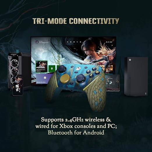 GameSir G7 Pro Wireless Gaming Controller for Xbox Series X|S, Xbox One, PC, Android, Game Controller with 3.5mm Audio Jack ,Hall Effect Analog Triggers, TMR Sticks, 1000Hz Polling Rate 【Wuchang: Fallen Feathers Edition】