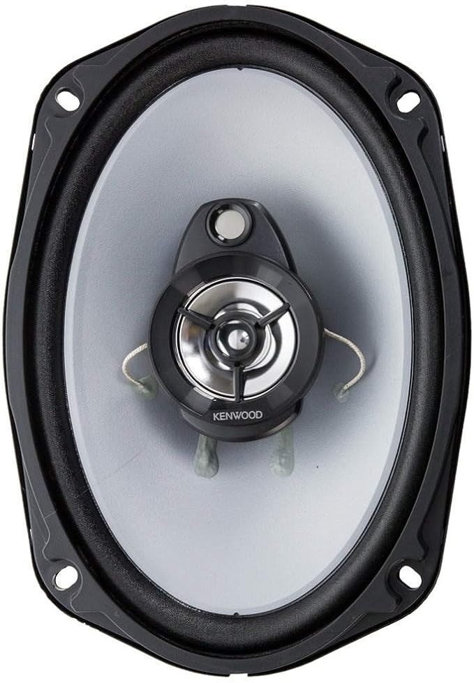 Kenwood KFC-6966S 6 x 9 Inch 400-Watt 3-Way Flush Mount Coaxial Car Speaker Easy Installation - Pair