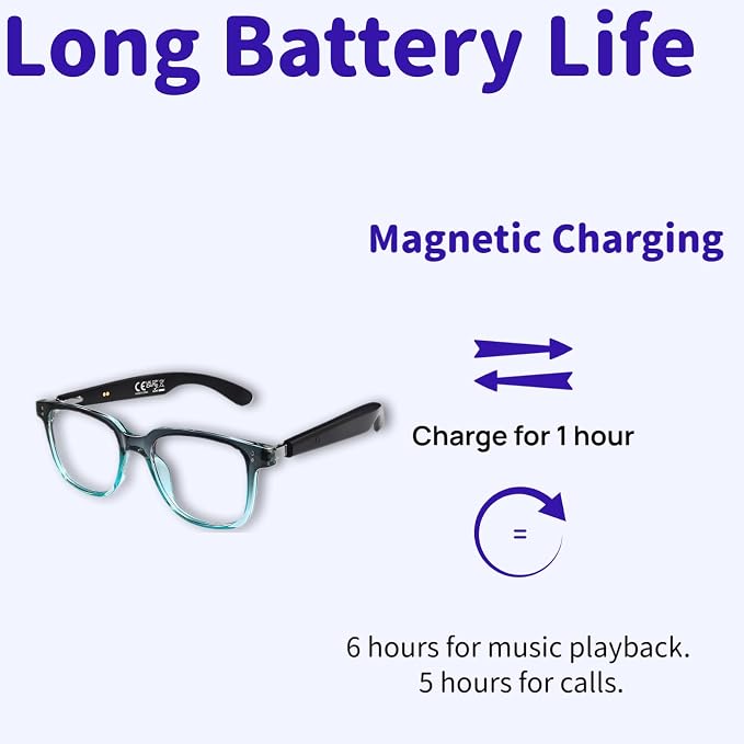 Smart Bluetooth Glasses, Sunglasses with UV and Blue Light Protection, AI Real-time Translation with 140 Languages, Touch Control, Music & Call for Athletic/Outdoor, Unisex (Green)