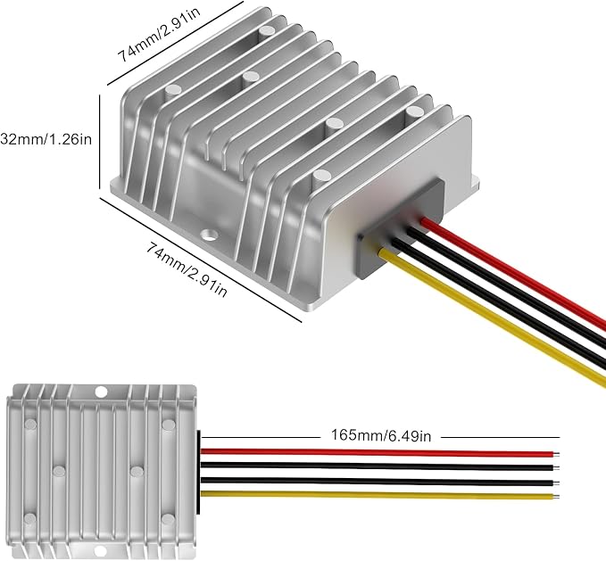 DC 12V to 24V 10A 240W Converter Step Up Voltage Regulator Boost Converter Module Car Power Supply Power Converter Waterproof Module Transformer