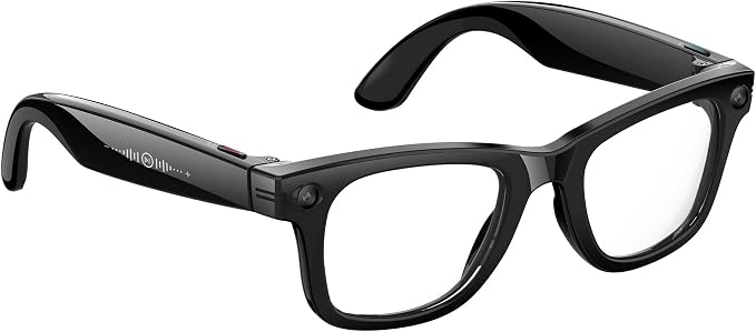 AI Smart Camera Glasses, 1080P HD POV Video Recording and Translator, Object Recognition, Bluetooth Audio for Music Calls, 290mAh Battery, Photochromic Lenses for Vlog, Travel and Work