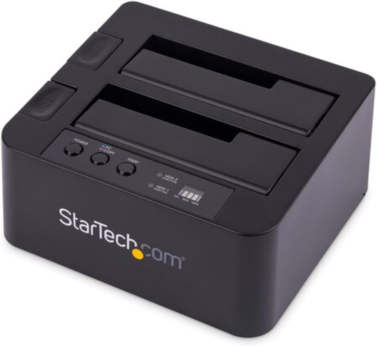 StarTech.com Dual-Bay USB 3.0 to SATA and IDE Hard Drive Docking Station, USB Hard Drive Dock, External 2.5/3.5" SATA III/IDE, SSD/HDD Docking Station, Hot-Swap Drive Bays, Top-Loading (UNIDOCKU33)