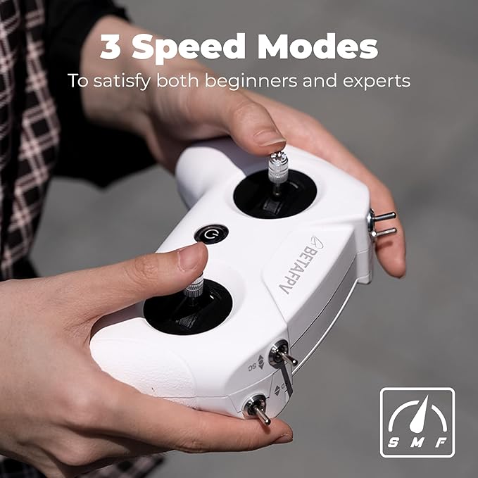BETAFPV Cetus FPV Kit RTF for Brushed Racing Drone with LiteRadio 2 SE Transmitter VR02 FPV Goggles, Fly FPV Drone Kit for Beginners to Fly Faster Further