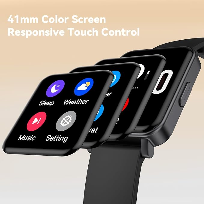 DAVIKO Smart Watch Senior Friendly No App/Phone Required,Pedometer Waterproof Fitness Tracker Watch with Step Counter Calories/Sleep Tracker for Walking Running for Men Women