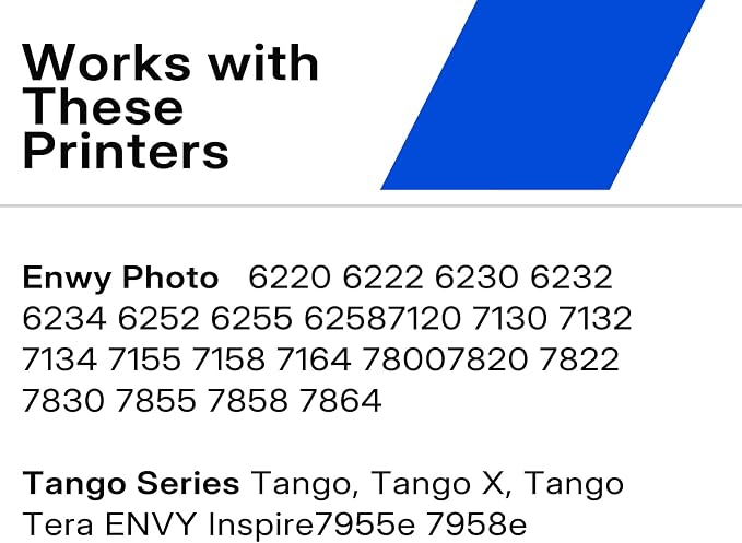 64XL Ink Cartridges Replacement for HP 64 XL Black Color Combo Pack for HP64 HP64XL with Printer Envy Photo 7858 7855 7120 7155 7158 7164 6255 6252 6232 7100 Inspire 7955e 7958e 7255e Tango