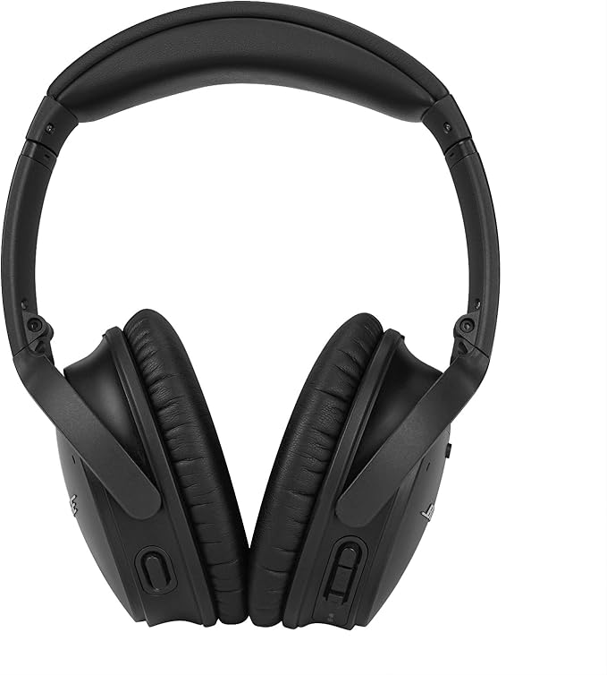 Geekria Headband Pad Compatible with Bose QC 45/ 35IIGaming/ 35II/ 35/ SE Headphones, Replacement Band Repair Part (Black)