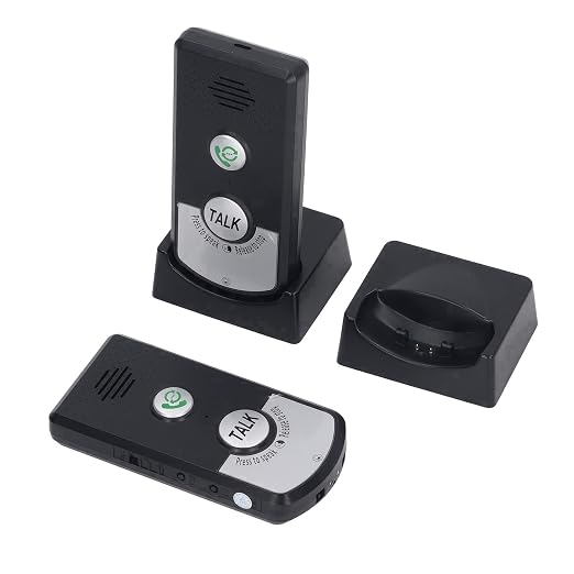 2-Way Wireless Intercom Doorbell System 1000m (3280ft) Super Long Range Intercom System Indoor Outdoor for House Office Room to Room Communication