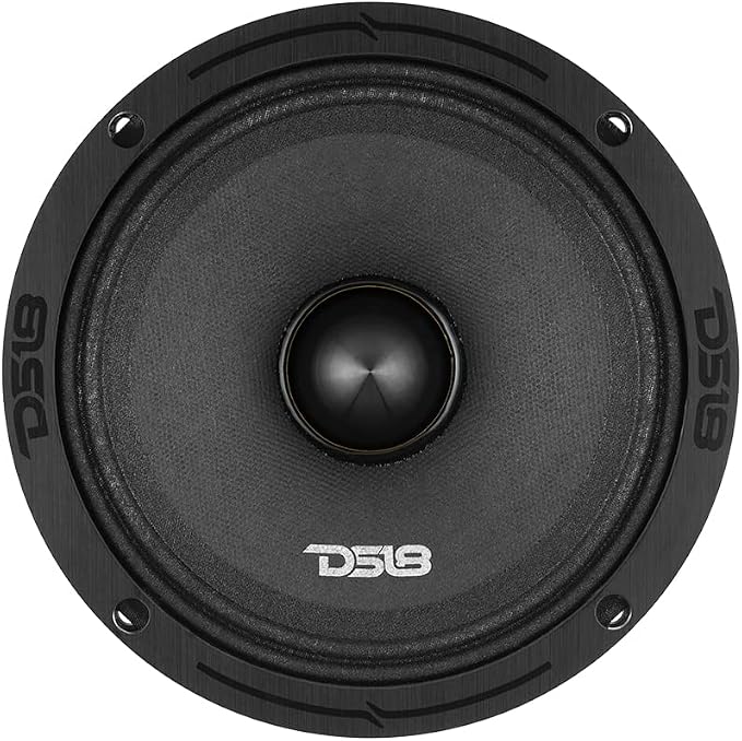 DS18 PRO-ZXI6.4BM 6.5" Pro Audio Midrange Loudspeaker - 600W Max, 300W RMS, 4 Ohms - Premium Quality Audio Door Speakers for Car or Truck Stereo Sound System (1 Speaker)