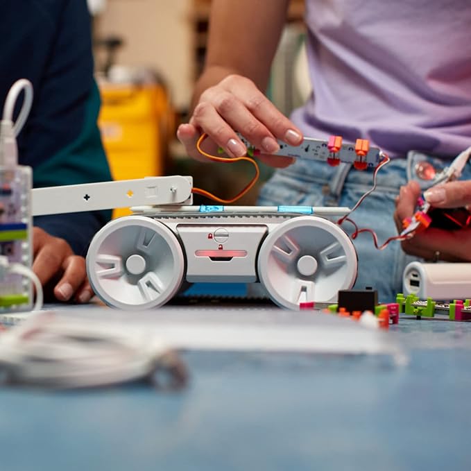 Sphero littleBits RVR+ Topper Kit - Program Both littleBits and RVR+ in the Same Platform - Microsoft MakeCode or Micro:bit Python Editor | Program littleBits and RVR+ in Same Platform, Microsoft MakeCode Compatible, micro:bit Python Editor Compatible