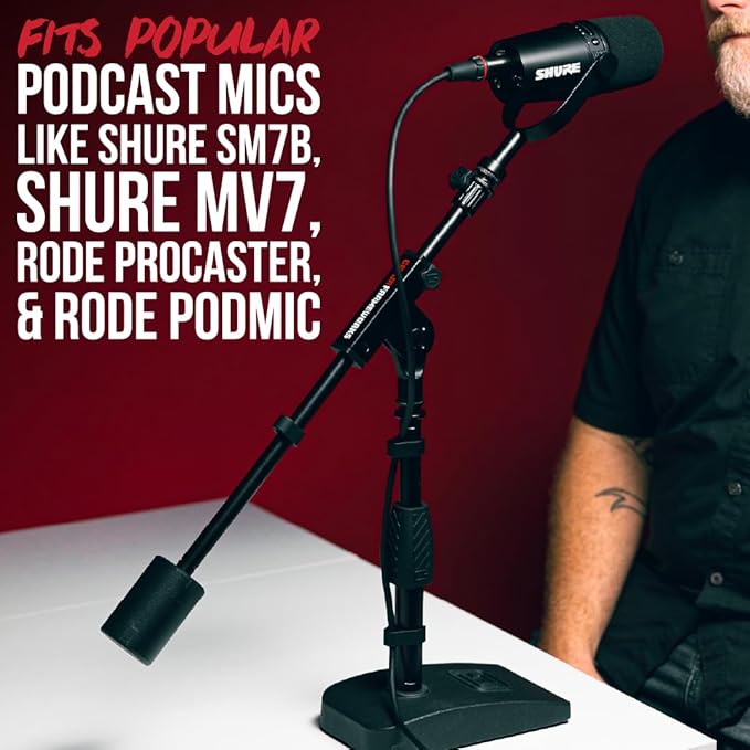 Gator Frameworks GFW-MIC-0822 Telescoping Boom Mic Stand
