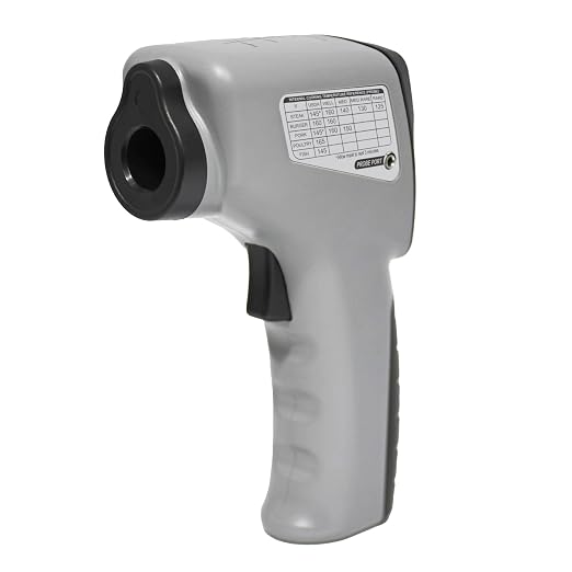 Escali Infrared Surface and Probe Digital Thermometer 40-inches Plug-in Probe, Two-in-One Adjustable Temperature Alert