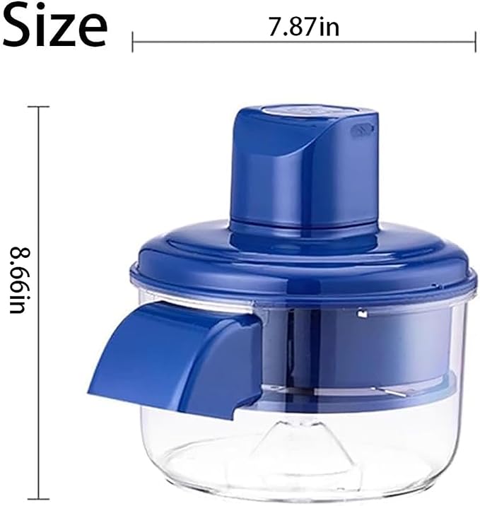 VovioCleoGrape Peeling Machine, Electric Garlic Peeler Machine, small fruit peeler, Rechargeable Home Kitchen Aid Peeler for Grapes, Garlic, Tomato, Cherry (Blue)