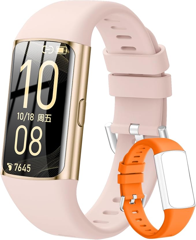 Smart Watch, Step Tracker Watch with 24/7 Heart Rate Monitor, Blood Oxygen, Sleep Monitor, Step Counter, Sports, IP68 Waterproof Fitness Watches for Men Women Compatible with Android & iPhone (Gold)