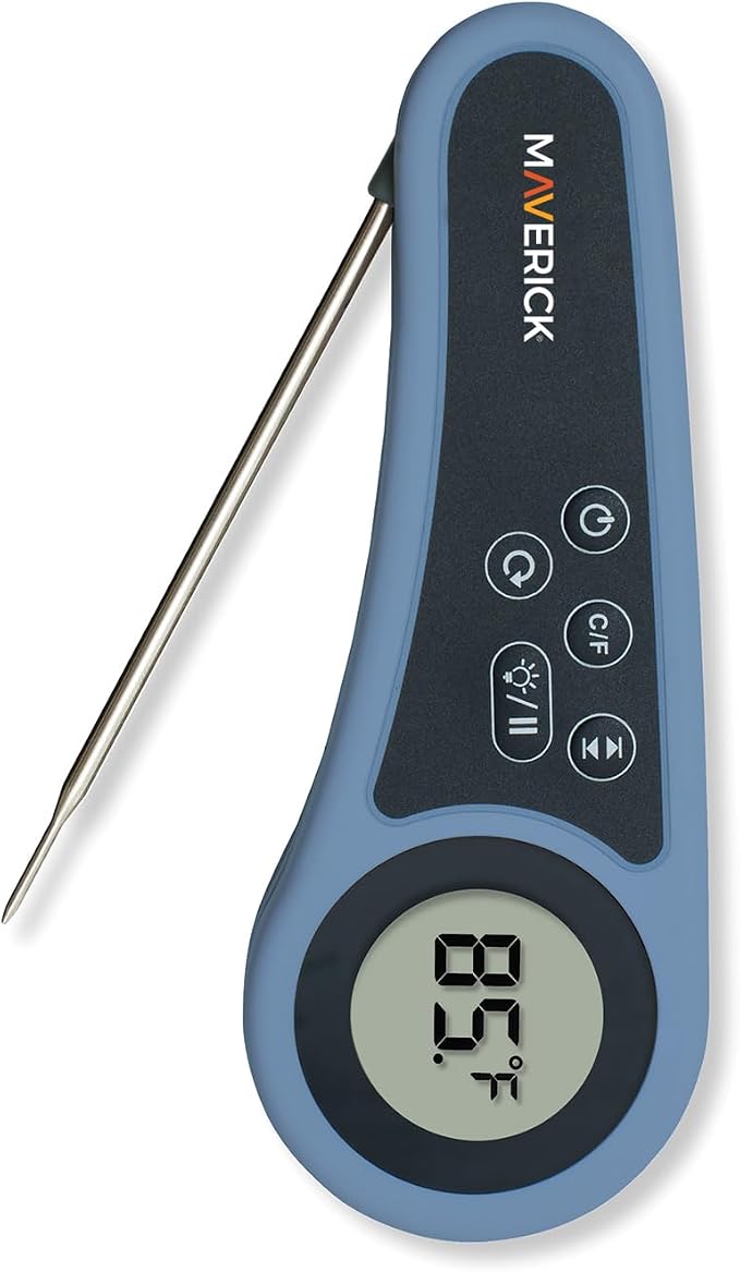 MAVERICK Waterproof Digital Instant Read Cooking Kitchen Grilling Smoker BBQ Probe Meat Thermometer