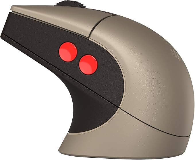 8BitDo Retro R8 Mouse with Charging Dock, PAW 3395 Optical Sensor DPI 26,000, Wireless Mouse with 4K Polling Rate, Programmable Buttons, and HUANO Micro Switches - C64 Edition