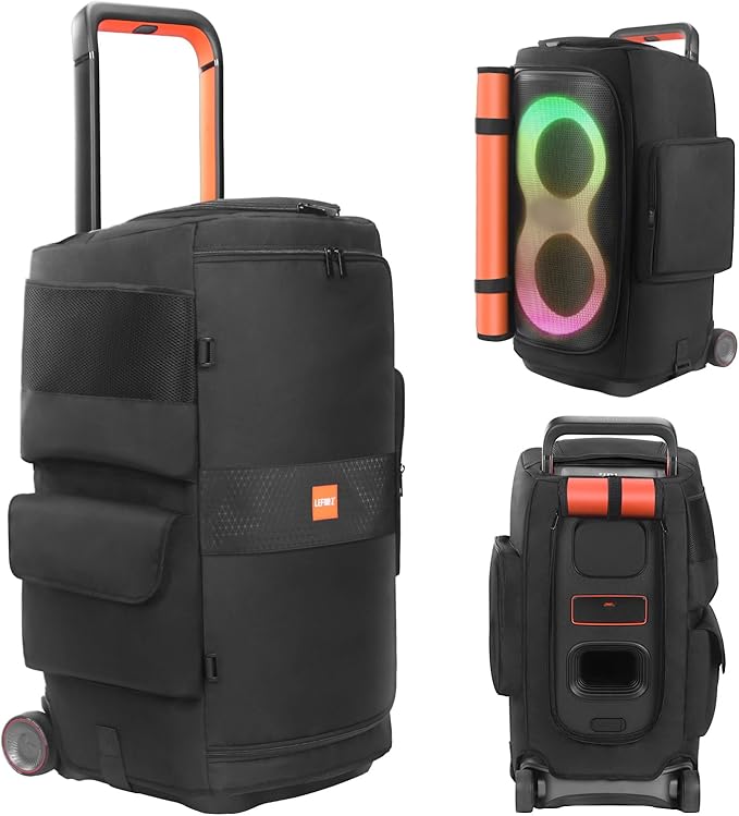 LEFOR·Z Speaker Case Compatible with JBL PartyBox 520,Bottomless Speaker Dust Cover Storage Bag Fits for JBL PartyBox 520 for Outdoor Travel,Portable Cover Only(Without Wheels and Pull Rod)