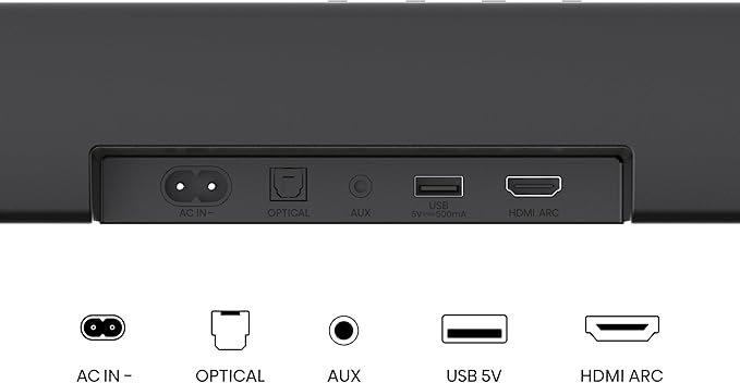 Hisense AX3100Q 3.1Ch Sound Bar with Wireless Subwoofer, Dolby Atmos, DTS:X, Bluetooth 5.3, Roku TV Ready, HDMI/AUX/ARC/Optical/USB, EzPlay, 7 EQ Modes