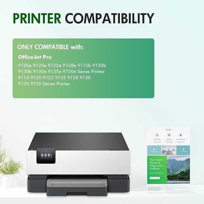Toner Bank 936 936XL 9125e 9120e Ink Cartridges Combo Pack: Replacement for HP 936e 936XL 936 Ink Cartridges for HP Printers OfficeJet Pro 9730e 9130 9135e 9122e 9128e 9110b 9120