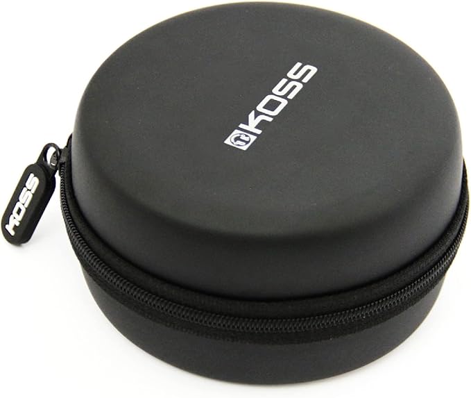 Koss Porta Pro Limited Edition On-Ear Headphones, in-Line Microphone, Volume Control and Touch Remote Control, Retro Style, Includes Hard Carry Case, Wired with 3.5mm Plug, Rhythm Beige