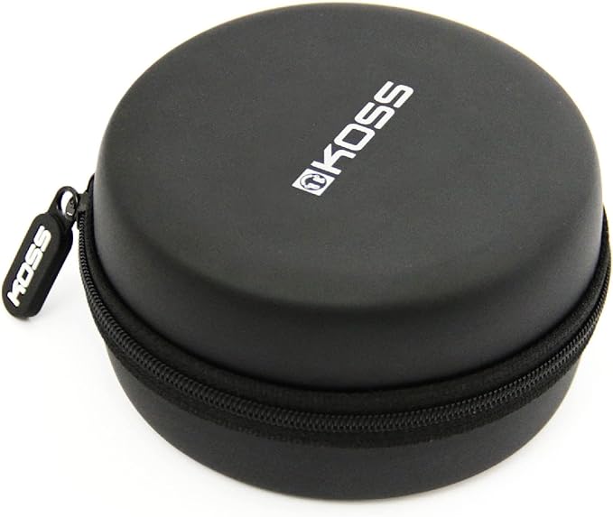 Koss Porta Pro Limited Edition Black Gold On-Ear Headphones, in-Line Microphone, Volume Control and Touch Remote Control, Includes Hard Carrying Case, Wired with 3.5mm Plug, Black and Gold