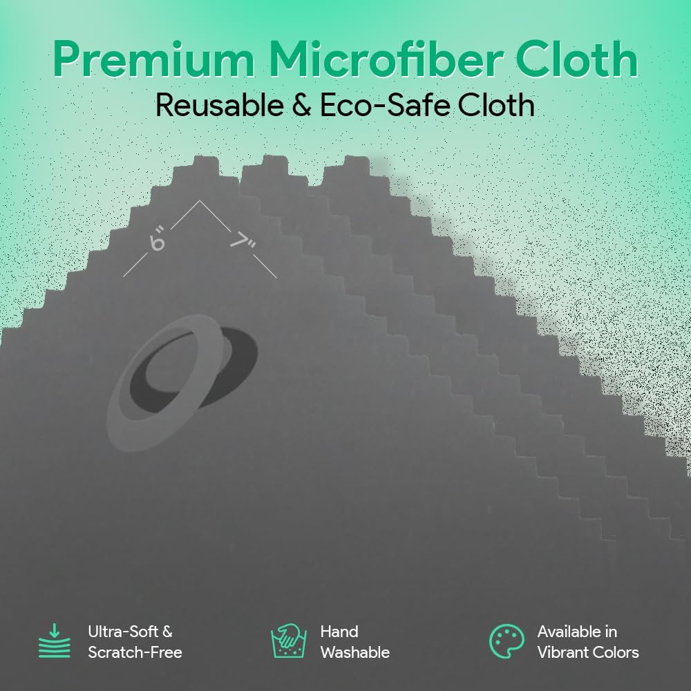 Sparkle Anti-Reflective Lens Cleaner Spray kit | (1) 1oz Glasses Cleaner Spray + (1) Microfiber Cloth for Eyeglasses, Sunglasses, Lenses, Screens and Camera Cleaning Kit (2 Piece Set)