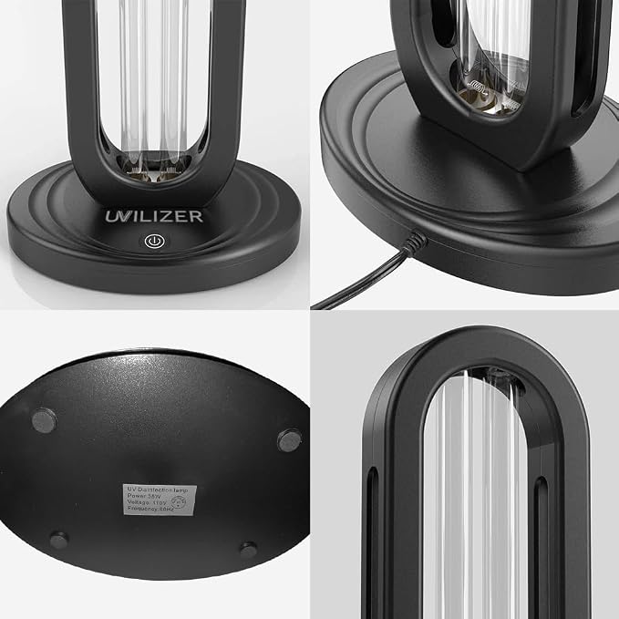 UVILIZER Tower - UV Light Sanitizer & Ultraviolet Lamp with Remote Control (UV-C Cleaner for Home, Room, Office | 38W UVC Disinfection Bulb | Kill Germs, Bacteria, Virus, Dust | USA)
