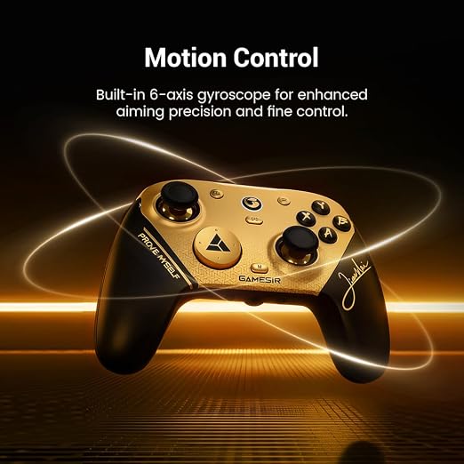 GameSir G7 Pro 8K PC Wireless Gaming Controller, 8000Hz Polling Rate, Gen 2 TMR Joysticks, Hall Effect Triggers, 4 Programmable Buttons, Charging Dock, Esports Controller for FPS & Competitive Gaming - Champion Edition