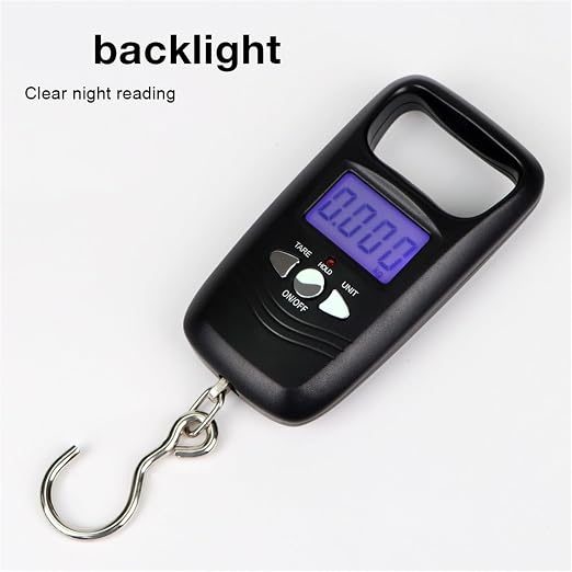 Luggage Weight Scale, 4pcs 50KG Portable Electronic Scale Mini Hanging Scale LCD Backlight Digital Pocket Scales Luggage Weighting Fishing Hook Balance,for Travel