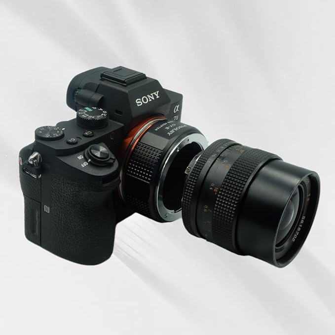 PHOLSY Lens Mount Adapter Compatible with Yashica Contax C/Y Lens to E Mount Camera Compatible with Sony a1 a9ii a7S iii/ii a7R v/iv/iii/ii a7C a7 iv/iii/ii a6600 a6500 a6400 a6300 a6000 NEX etc.