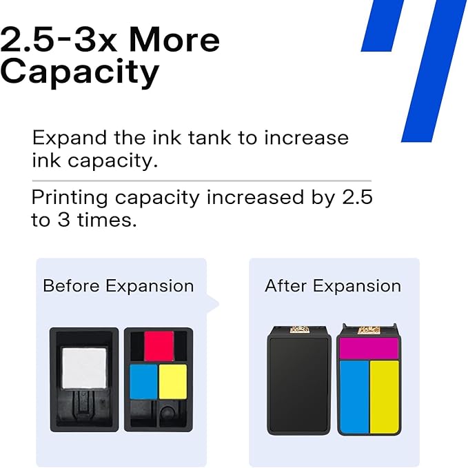 67XL Black Ink Cartridges High-Yield Replacement for HP Ink 67 HP67 XL HP67XL for DeskJet 2827e 2855e 4155e 2755e 2700e 4255e 2852e 2700 2800 4100 2752 Envy 6000 6055 6055e 6400 6455e Printer (2-Pack)