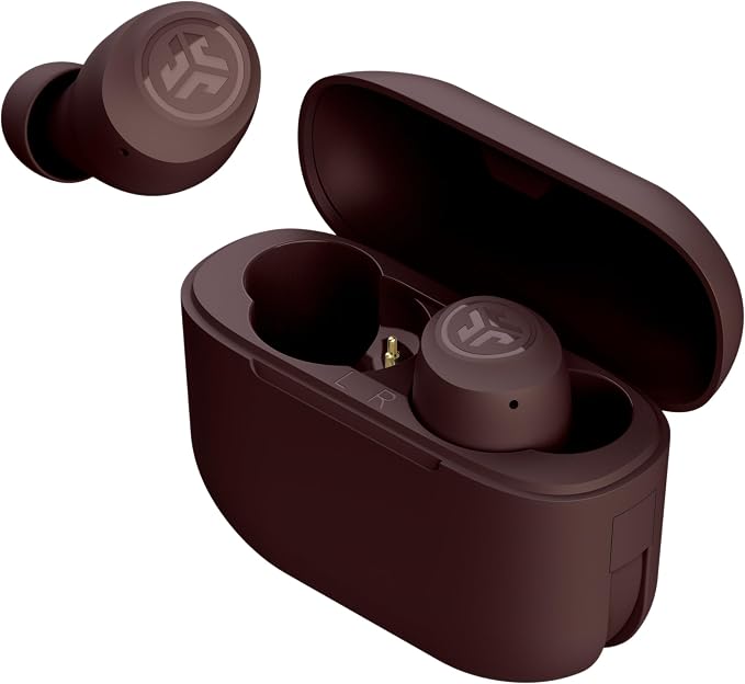 JLab, Go Air Pop+ Tones, True Wireless Earbuds, Bluetooth, IPX4, Dual Connect, EQ3 Sound, 4975 C