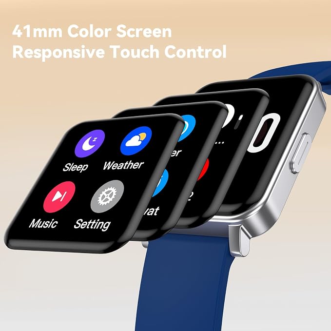 DAVIKO Smart Watch Senior Friendly No App/Phone Required,Pedometer Waterproof Fitness Tracker Watch with Step Counter Calories/Sleep Tracker for Walking Running for Men Women