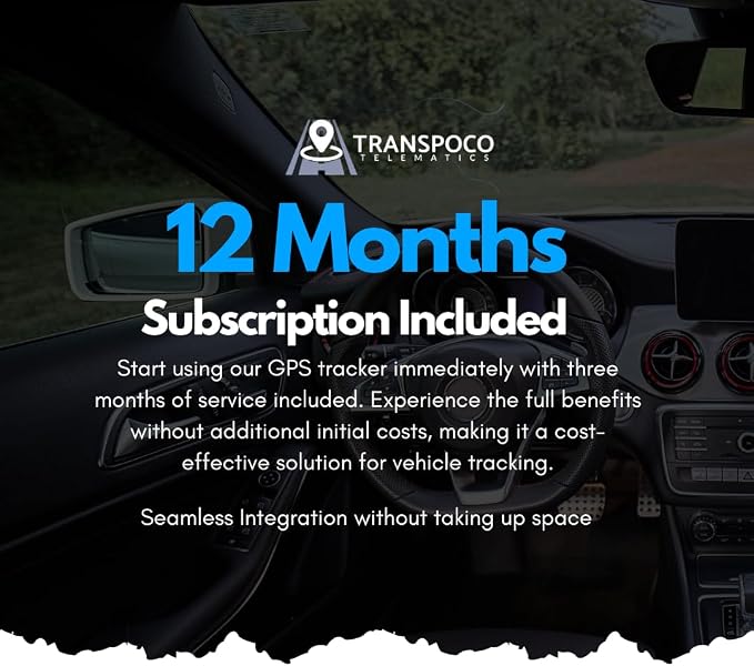 GPS Tracker for Vehicles — 4G LTE Real-Time Car & Truck Tracking Device with SIM Card & 1 Year Service Included, Plug & Play OBD, Geofence & Speed Alerts, No Activation Fee