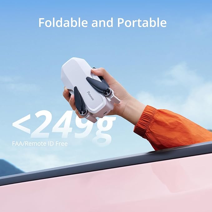Potensic ATOM LT GPS Drone Under 249g, 2 Batteries 80 Mins, EIS 2.5K Camera, 4KM FPV Transmission, Brushless Motor, Auto Return, SurgeFly, Entry Level Foldable Drone for Adults Beginner, Expansion Kit