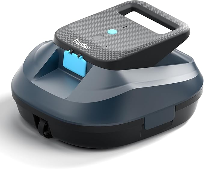 X2 Robotic Pool Vacuum, Cordless Pool Cleaner with 200-Min Runtime, Auto-Parking, 3.3h Fast Charging, for Above-Ground & Flat-Bottom Inground Pools up to 1290 sq.ft, Blue