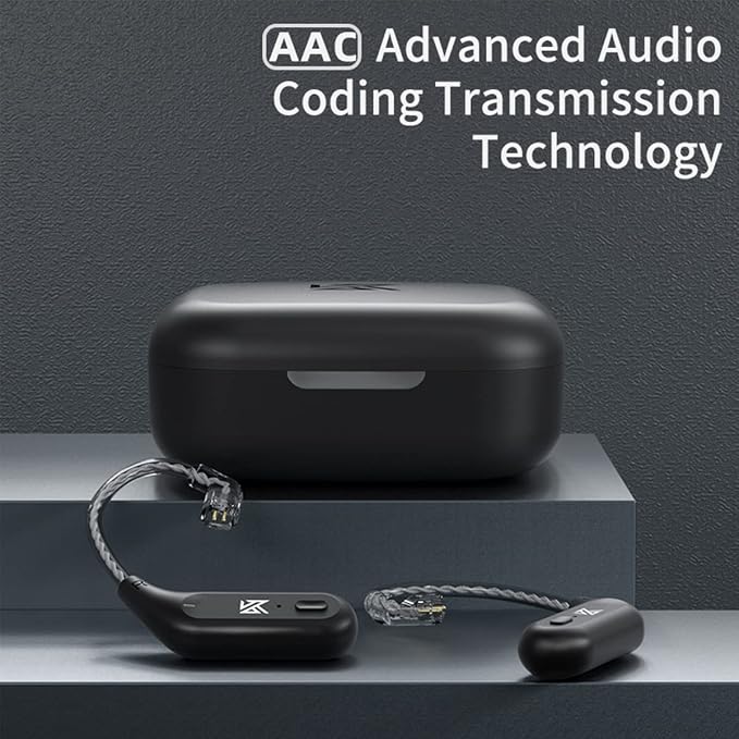 KZ AZ09 Bluetooth 5.4 Module Wireless Waterproof Ear Hook Extra Long Battery Life Bluetooth Cable for KZ ZST/ZSTX/ZS10/AS06/AS10/BA10/ZSR/ES4 (B pin)