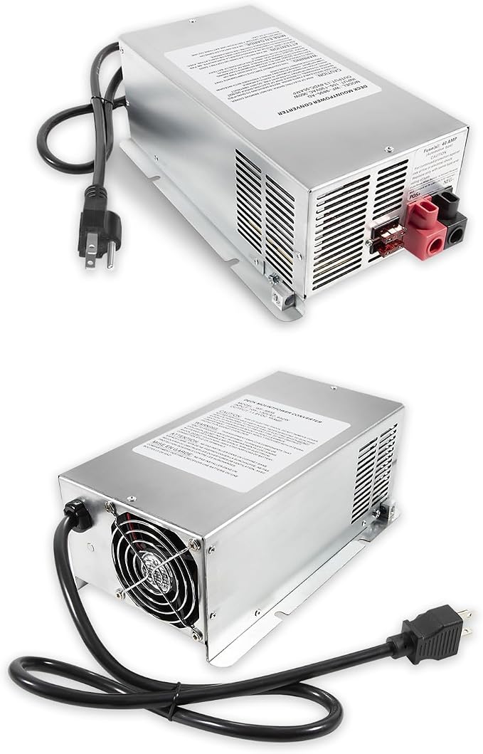 WF-9855 55 Amp Deck Mount Charger/Converter with Lithium-Ion Switch Replacement for RV Trailer Camper 9800 Series