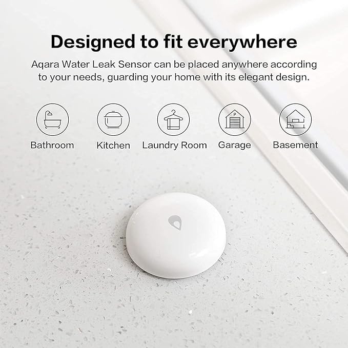 Aqara Water Leak Sensor 3 Pack and Smart Valve Controller T1 Kits,Supports App Remote Control Shutoff and Notifications,Works with HomeKit,Alexa,Google,IFTTT