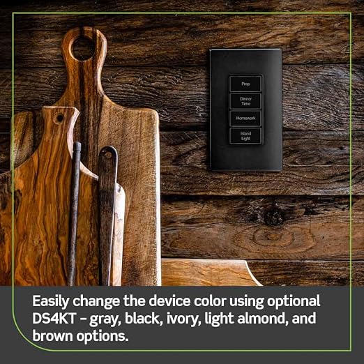 Leviton Decora Smart Controller Switch, Wi-Fi 2nd Gen, Neutral Wire Required, Works with My Leviton, Alexa, Google Assistant, Apple Home/Siri, & Wired or Wire-Free 3-Way, D2SCS-1RW, White