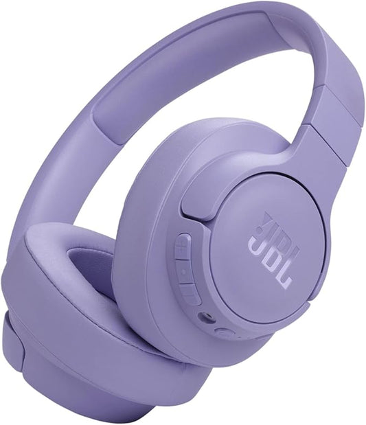 JBL TUNE 770NC - Adaptive Noise Cancelling with Smart Ambient Wireless Over-Ear Headphones, Bluetooth 5.3, Up to 70H battery life with speed charge, Lightweight, comfortable & foldable design (Purple)