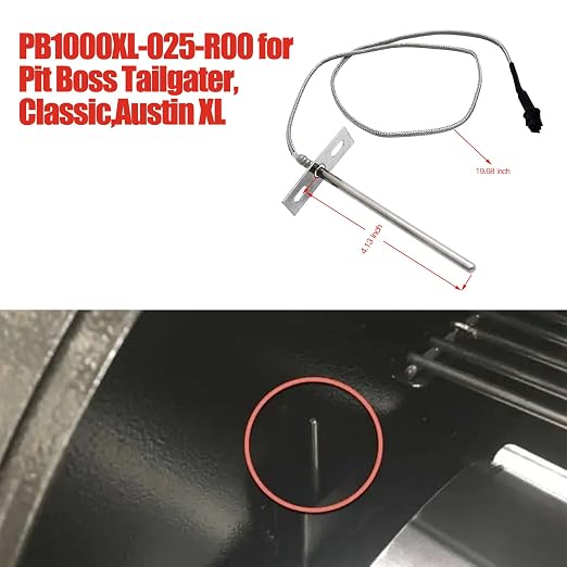 Digital Controller Kit for Pit Boss Grills P7-340/700/1000,Digital Trapezoid Control Board Compatible with Pit Boss Classic/Austin XL/Tailgater/with 2*Meat Probes, RTD Temperature Probe