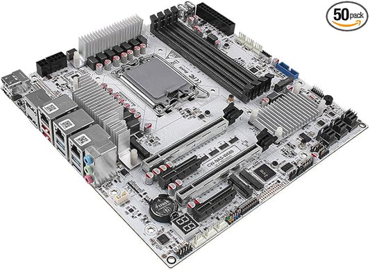W680 12 Bay NAS ATX10Gbps Server NAS Motherboard Workstation/Server Grad Four ddr5 Two hdmi Two dp, 2x2.5G 3xnvme Support vPro Remote Management Function 3xSFF8643 (10G W680 NAS 3xSFF-8643)