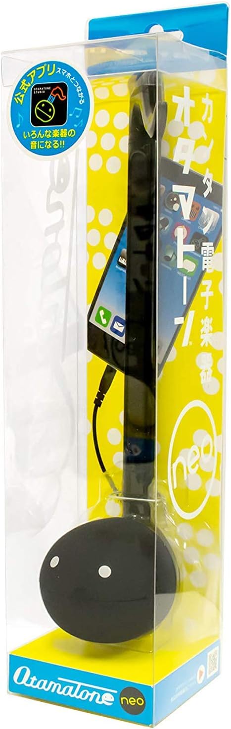 Otamatone "Neo 10th Anniversary Special Edition [Japanese Version] Black - Japanese Electronic Musical Instrument Synthesizer