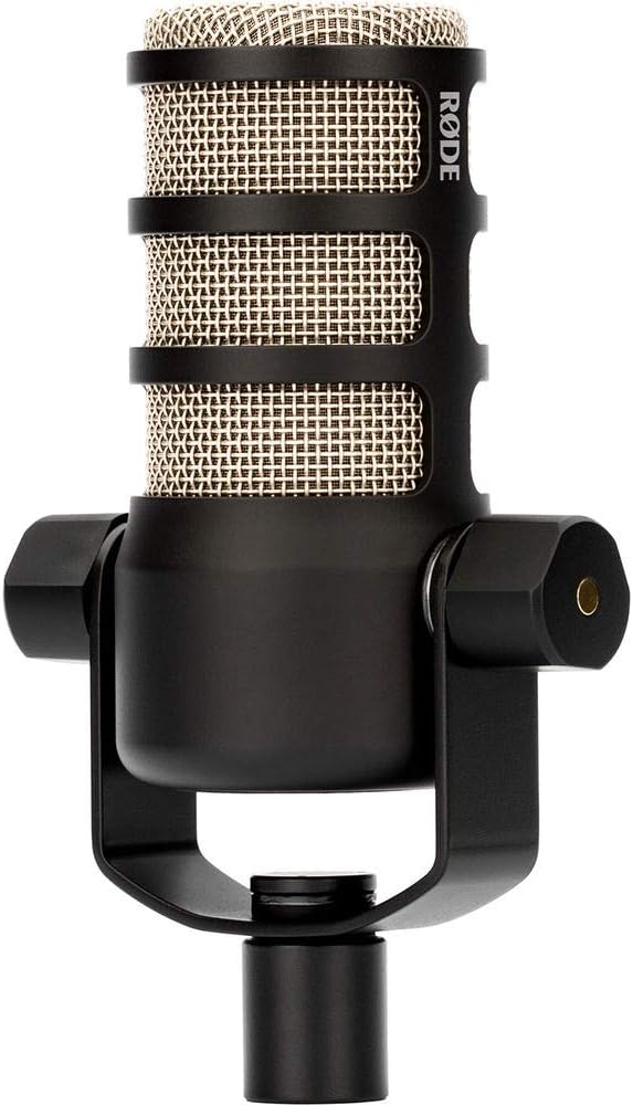 Rode PodMic Dynamic Podcasting Microphone Bundle AI-1 Studio-Quality USB Audio Interface and Auray BAI-2X Two-Section Broadcast Arm