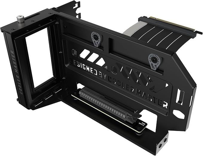 Cooler Master Vertical GPU Card Holder Kit V3, PCIe 4.0 5.0 Motherboards GPUs RTX 5090 RX 9070 XT, ABS Casing, 165mm Length, Modula Adjustable for E-ATX ATX Micro ATX Case