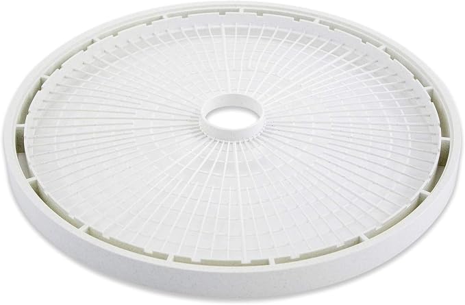 Nesco TR-2 White Plastic Round 15 1/2" Add-A-Trays to fit NESCO 1000 Series Food Dehydrators 2 Pack