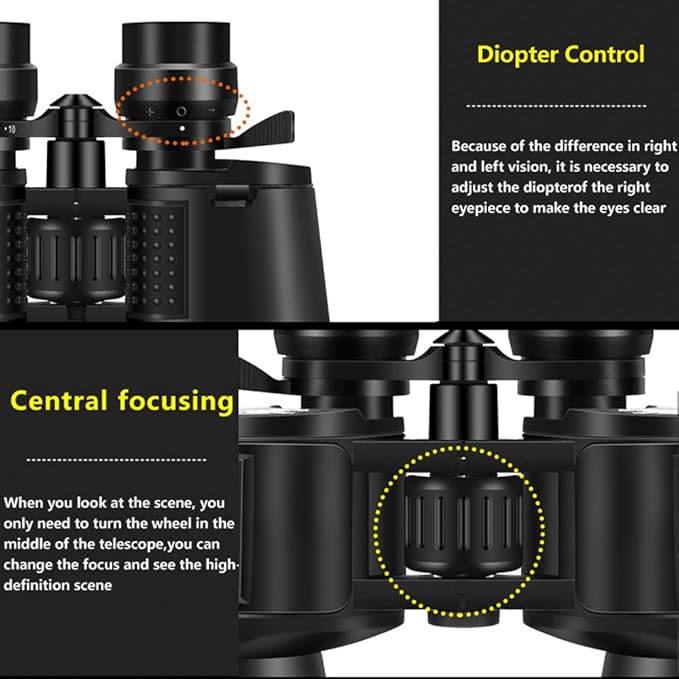 High Magnification 10-38X60 HD Professional Zoom Binoculars Telescope High PowerBinoculars for Bird Watching