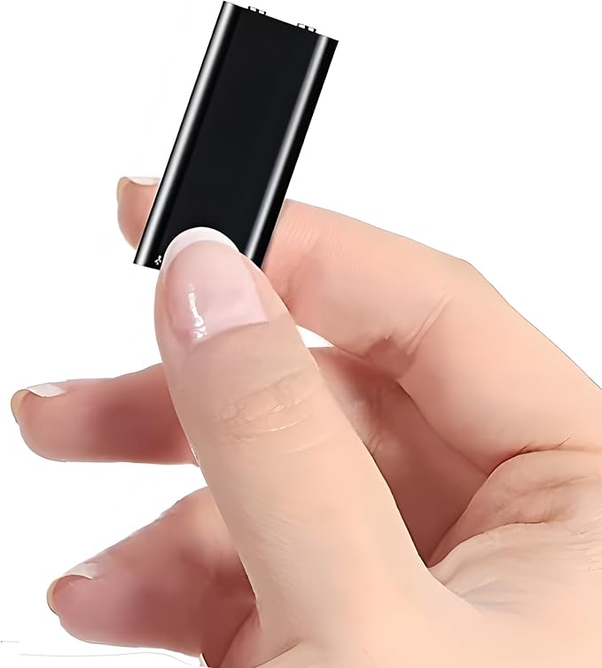 16GB/32GB Mini Voice Recorder - Voice Activated Recorder with Intelligent Triple Noise Reduction, 800 Hours Recording Device,an Audio Recording Tool Suitable for Interviews, Study and Meetings (8GB)