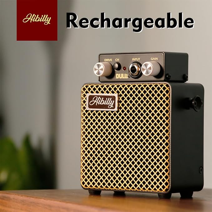 Mini Pocket Guitar Amplifier and Micro Amp for Professional Performances and Practice Sessions Color (Darkling Black - Dull 3 Guitar)